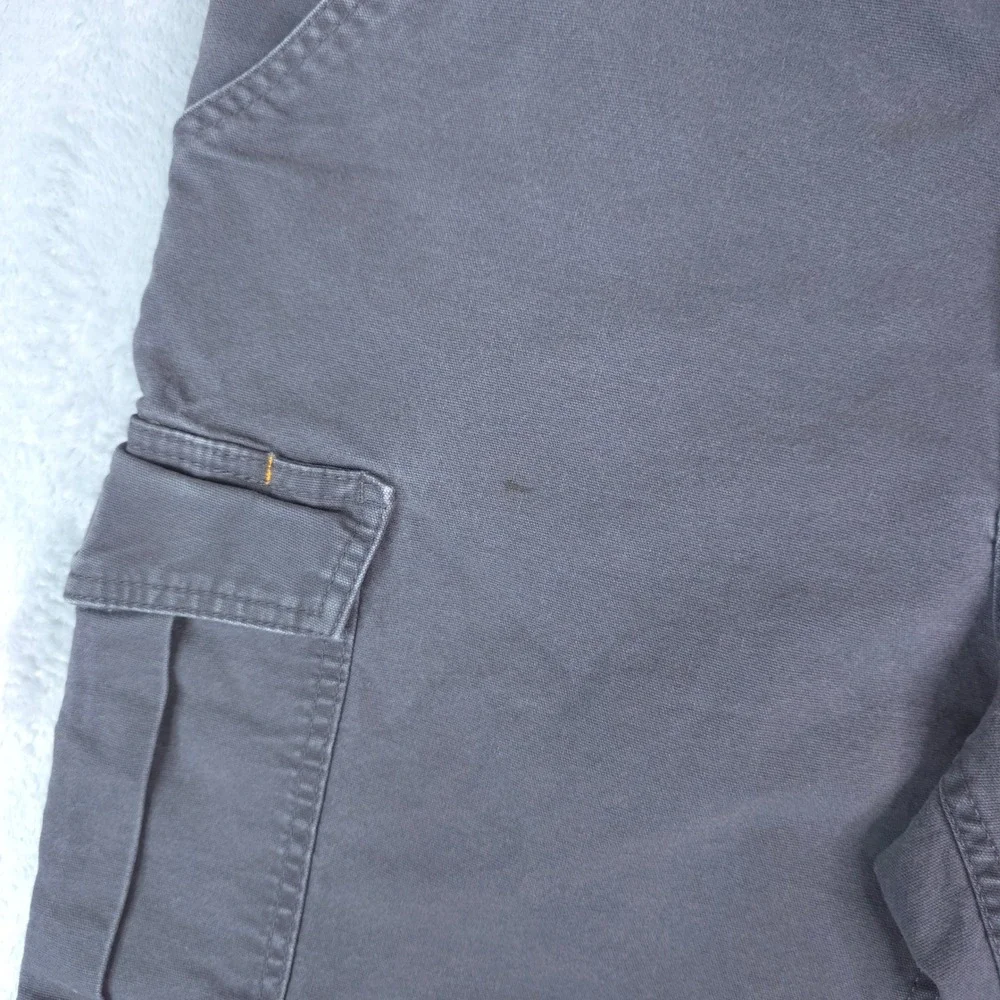 Ariat Cargo Shorts Rebar M4 Relaxed Men 34 Gray Durable Canvas Workwear 10034681